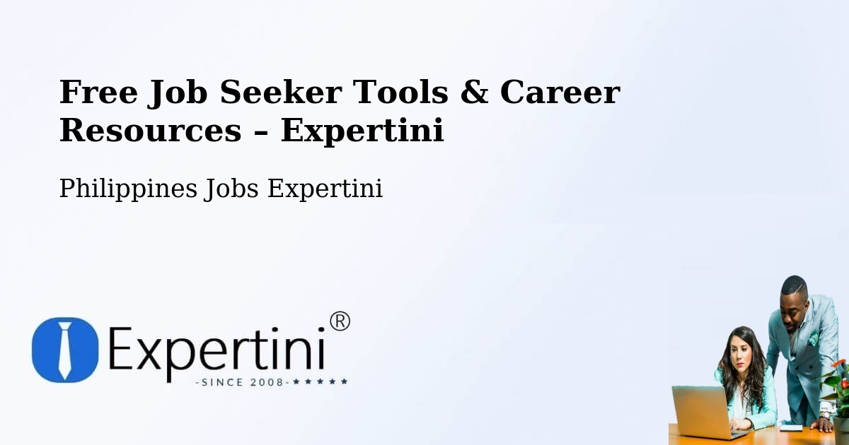 Free Job Seeker Tools & Career Resources – Amucao - Amucao, Philippines Jobs Expertini