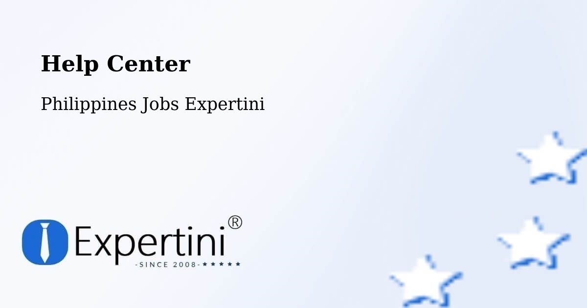 Help Center – Amucao - Philippines Jobs Expertini