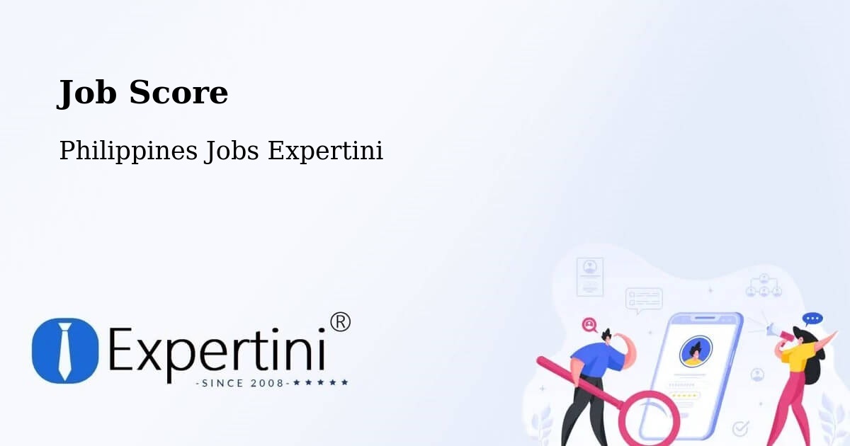 Job Score & Job Description Score Tool – Amucao - Philippines Jobs Expertini