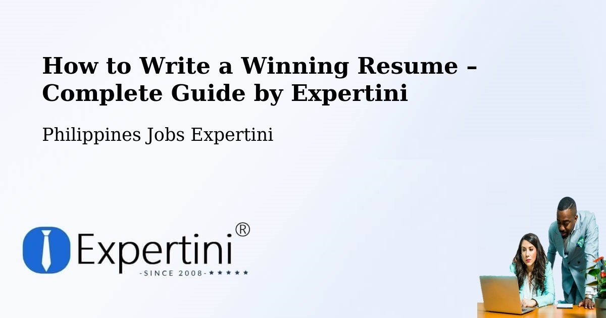 Resume Writing Guide for Job Seekers – Amucao - Amucao, Philippines Jobs Expertini