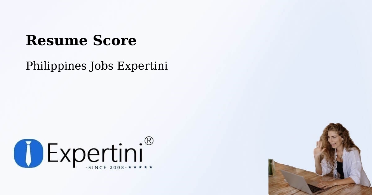 Resume Score & Job Description Match Tool – Amucao - Philippines Jobs Expertini