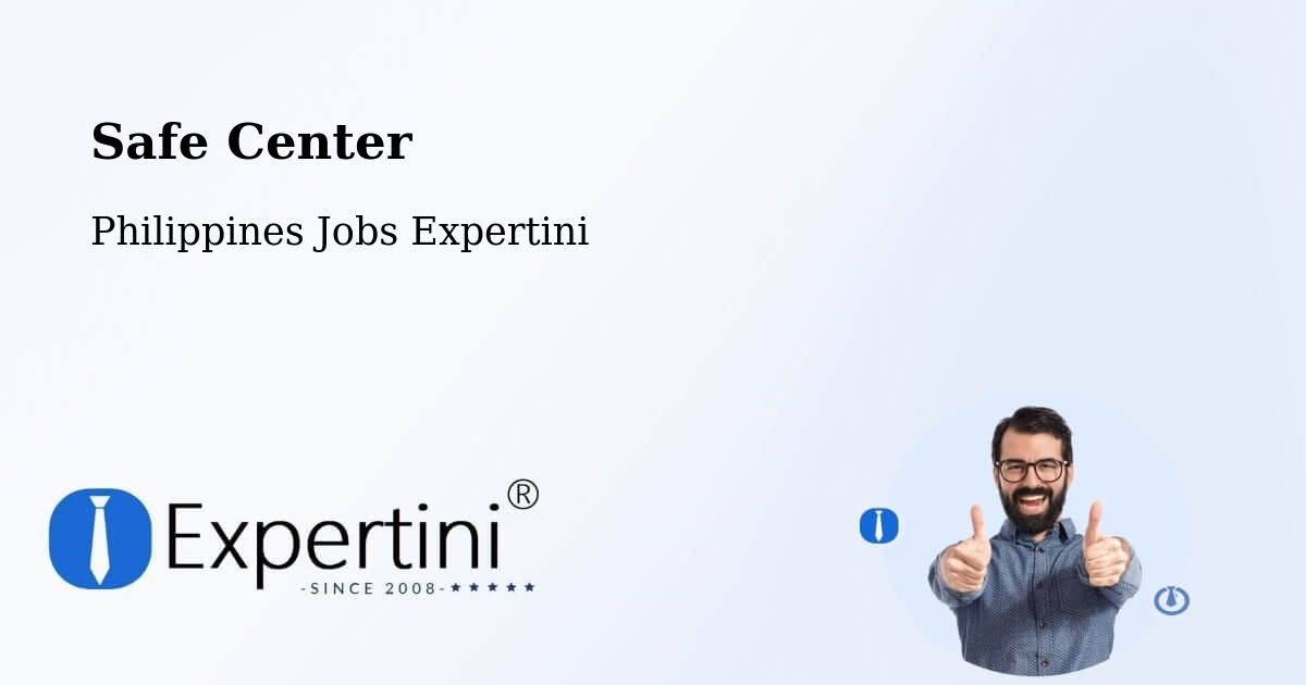 Safety Center – Amucao - Philippines Jobs Expertini